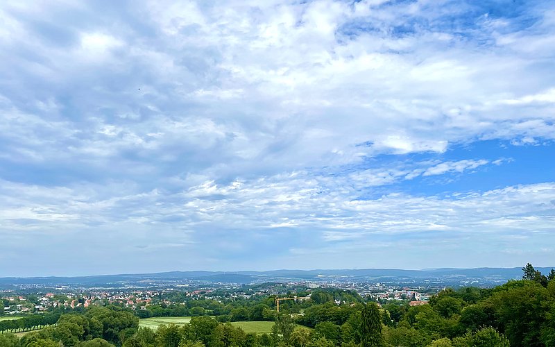 Aussicht über Kassels Skyline